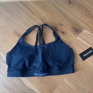 LULULEMON X PELOTON Engery Bra Size 12 Dark Blue